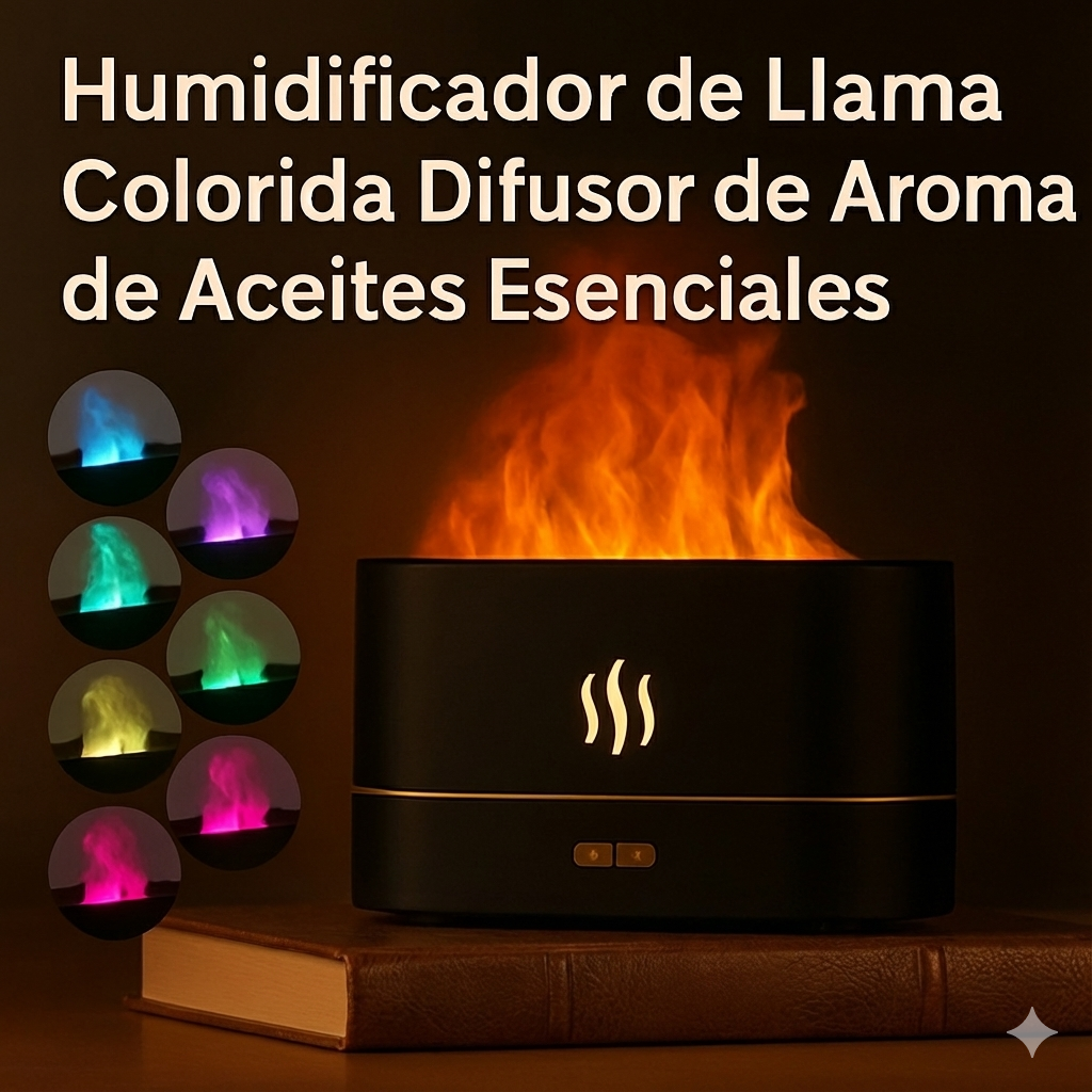 AishoPlus™ – Humidificador Efecto Llama